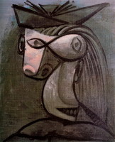 Head of a Woman with Hat