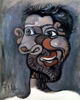 Pablo Picasso. Head of a Bearded Man