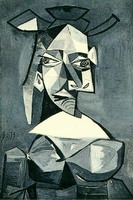 Pablo Picasso. Buste de femme au chapeau 1