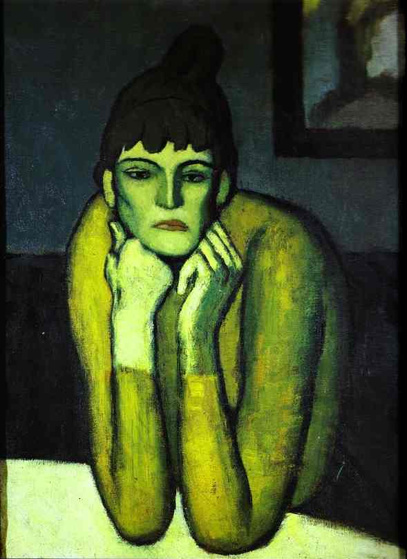 Pablo Picasso. Woman with Chignon, 1901