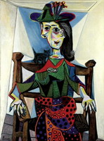 Pablo Picasso. Dora Maar with a cat