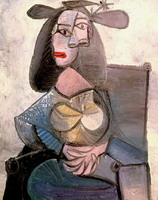 Pablo Picasso. Woman in an armchair