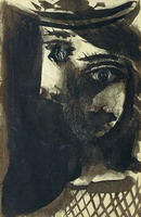 Pablo Picasso. Portrait of Dora Maar with Hat