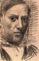 Pablo Picasso. self-portrait, 1901