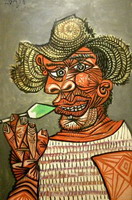Pablo Picasso. Man with lollipop