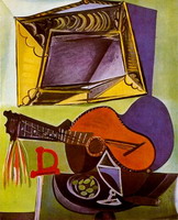 Pablo Picasso. Still Life with Guitar, 1918