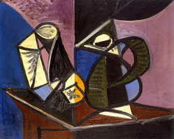 Pablo Picasso. Glass and pitcher
