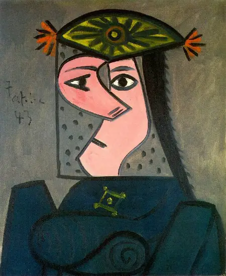 Pablo Picasso. Female bust R, 1943