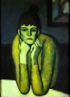 Pablo Picasso. Woman with Chignon
