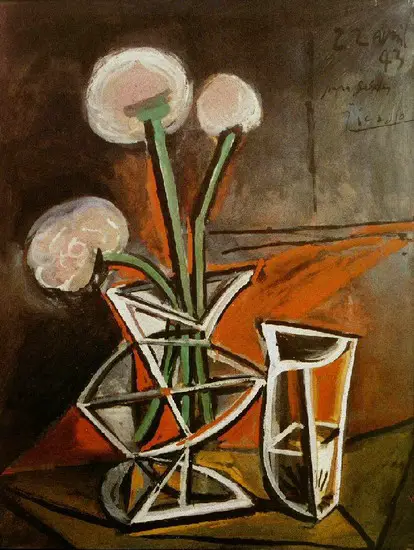 Pablo Picasso. Vase of Flowers, 1943