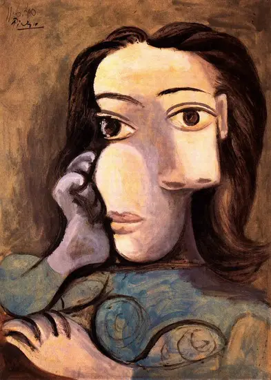 Pablo Picasso. Female bust, 1940