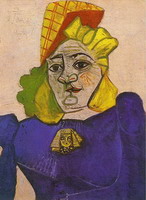 Pablo Picasso. Woman pin sphinx head