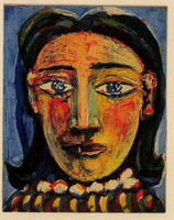 Pablo Picasso. Head of a Woman I (C) (Portrait of Dora Maar)