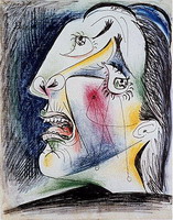 Pablo Picasso. Weeping Woman, 1937