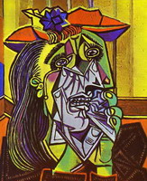 Pablo Picasso. Theme:  Weeping Woman.