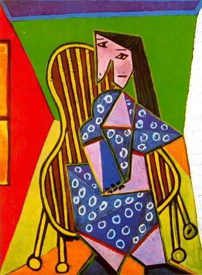 Pablo Picasso. Woman sitting in an armchair, 1944