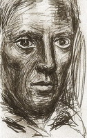 Pablo Picasso. self-portrait