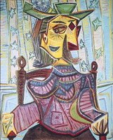 Pablo Picasso. Dora Maar sitting, 1939
