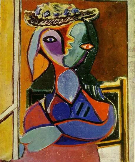 Pablo Picasso. Woman with hat, 1961