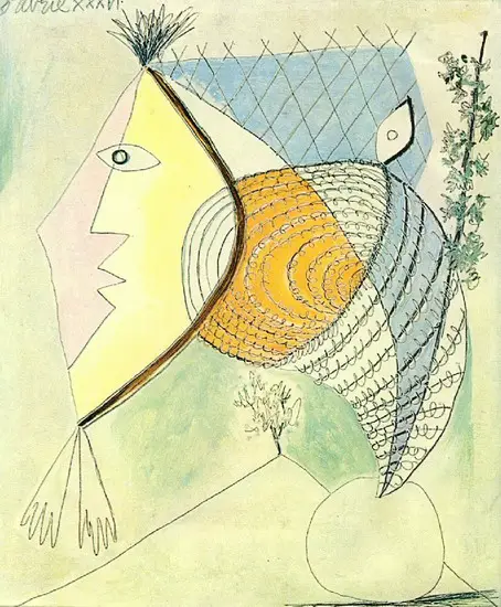 Pablo Picasso. Character seashell [Head of a Woman], 1936
