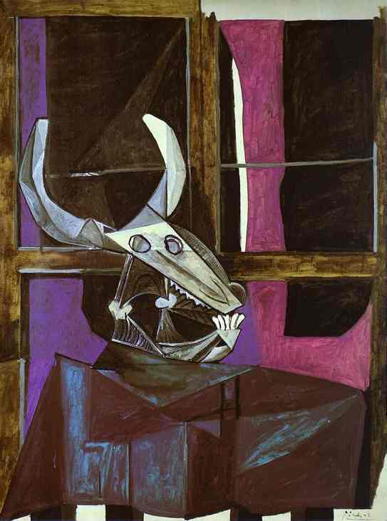 Pablo Picasso. Still Life with Steers Skull, 1942