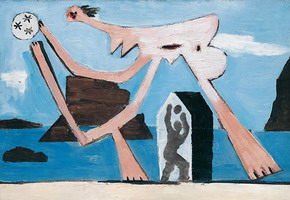 Pablo Picasso. Bathers at ball1