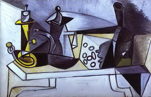 Pablo Picasso. Still-Life with Cheese, 1944