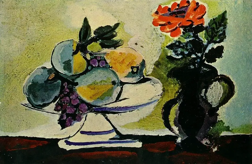 Pablo Picasso. Still Life with Fruit Dish, 1943