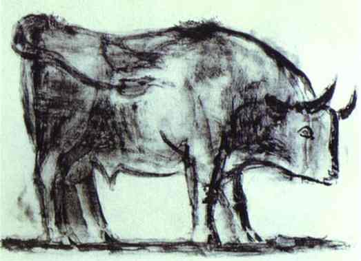 Pablo Picasso. The Bull. State I, 1945