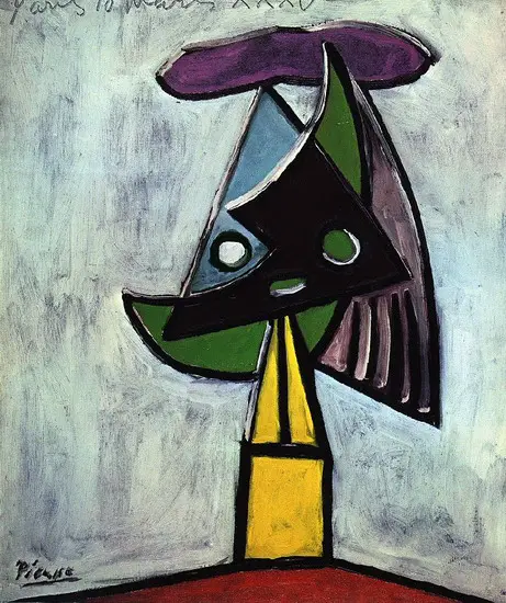 Pablo Picasso. Head of a Woman (Olga Kokhlova), 1935