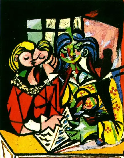 Pablo Picasso. Two characters, 1934