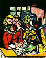Pablo Picasso. Two characters