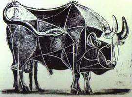 Pablo Picasso. The Bull. State IV, 1945