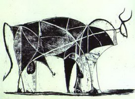 Pablo Picasso. The Bull. State VI, 1945