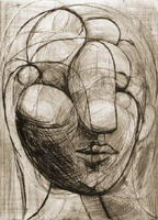 Pablo Picasso. Head of a Woman
