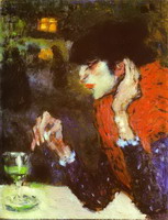 Pablo Picasso. The Absinthe Drinker, 1901