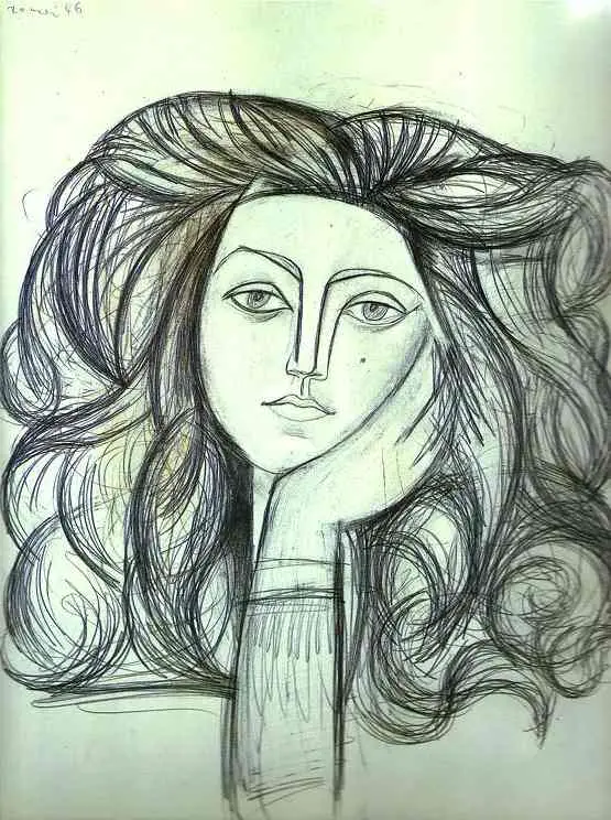 Pablo Picasso. Portrait of Françoise, 1946