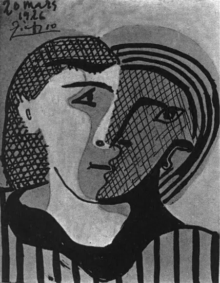 Pablo Picasso. Head of a Woman, 1926