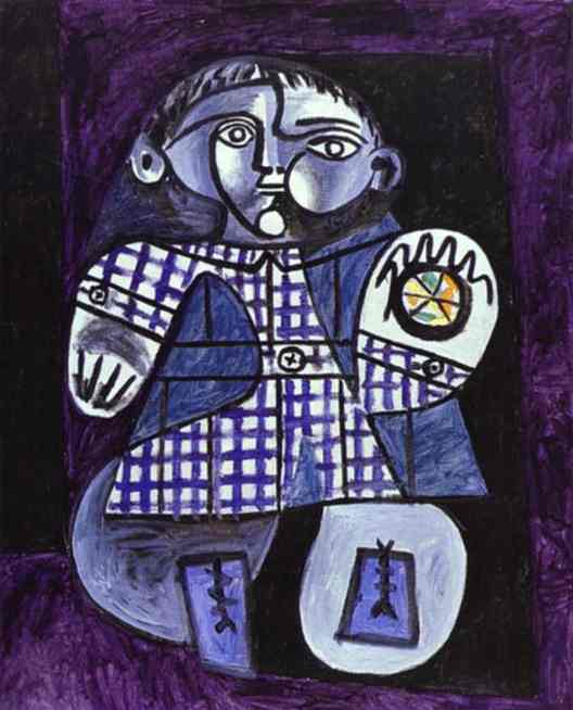 Pablo Picasso. Claude, Son of Picasso, 1948