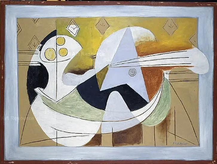 Pablo Picasso. Compotier et guitare, 1921
