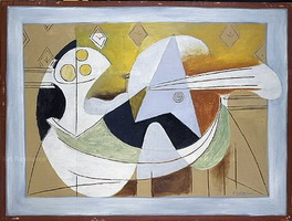 Pablo Picasso. Compotier et guitare, 1921