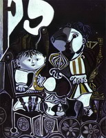 Paloma and Claude, Children of Picasso, 1950