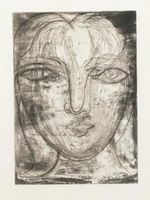 Pablo Picasso. Front head (Marie-Therese portrait Front), 1934