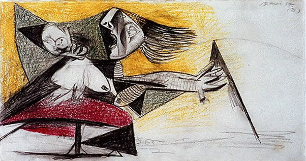 Pablo Picasso. Guernica [study] III, 1937