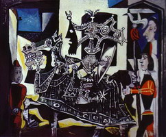 Pablo Picasso. Knight, Page and Monk