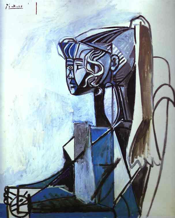 Pablo Picasso. Portrait of Sylvette, 1954