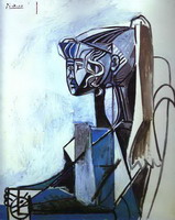 Pablo Picasso. Portrait of Sylvette, 1954