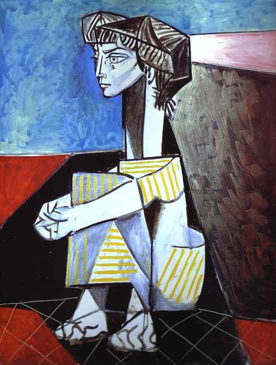 Pablo Picasso. Jacqueline with Crossed Hands, 1954