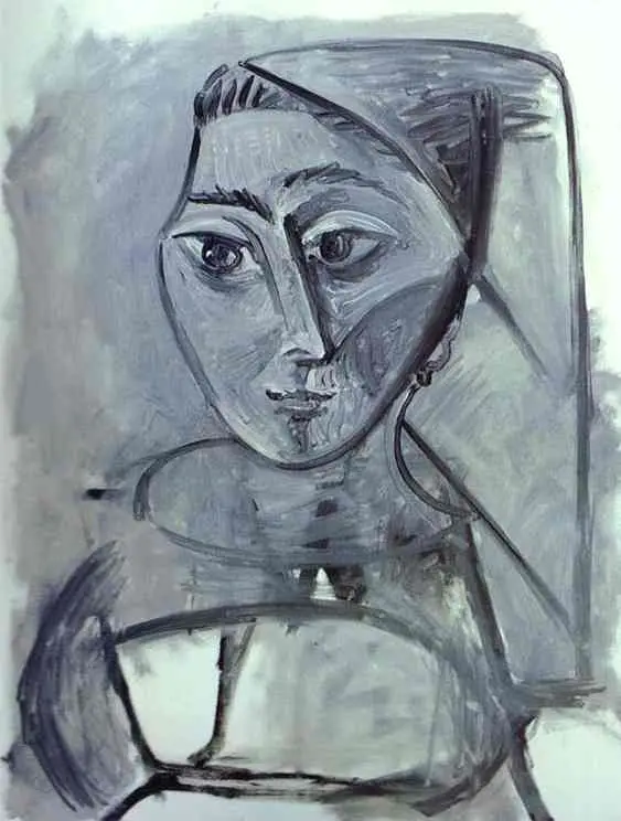 Pablo Picasso. Jacqueline Rocque, 1955