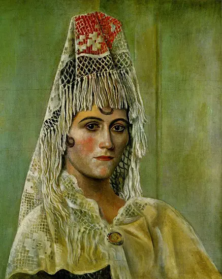Pablo Picasso. Olga Khokhlova in the Mantilla, 1917
